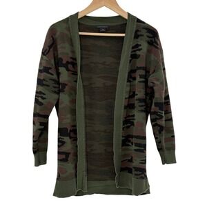 Sanctuary Kids Camouflage Print Knit Long Cardigan Sweater Size 14